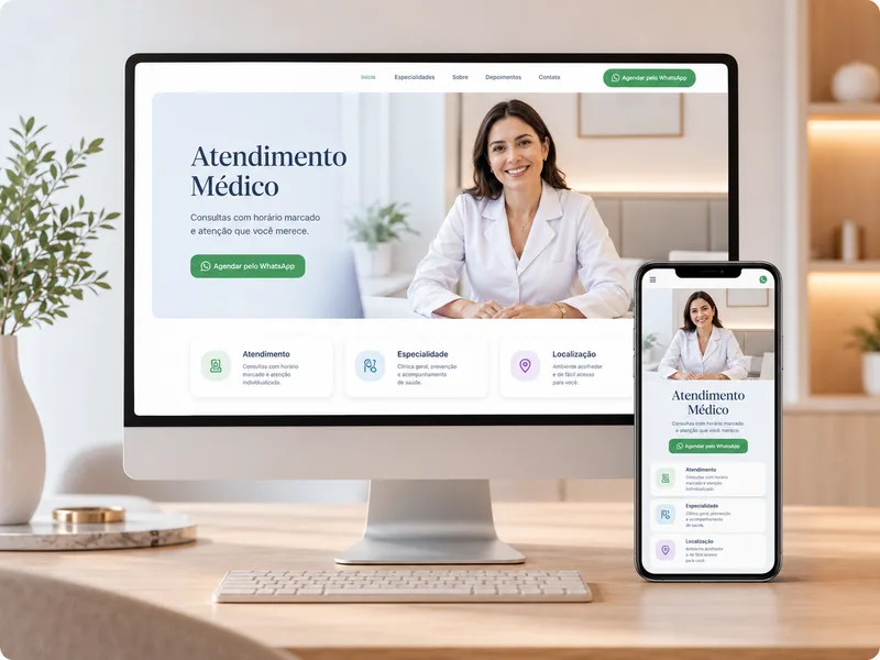 Landing Page para Médicos